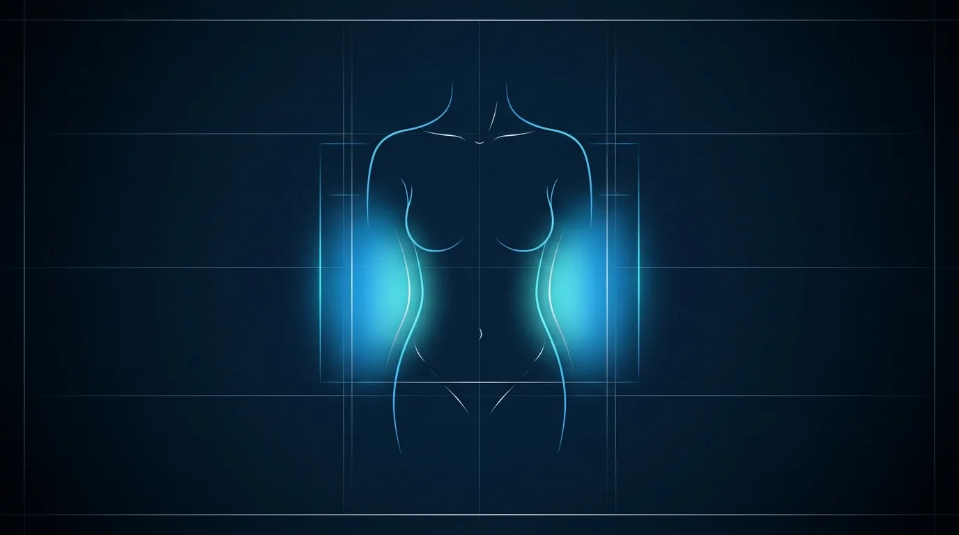 The working areas of abdominoplasty: skin, fat, covering tissues.